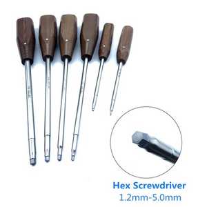 Destornillador para huesos con cabeza hexagonal, destornillador ortopédico, instrumentos quirúrgicos, herramientas profesionales para cirugía ortopédica - Product Image 5