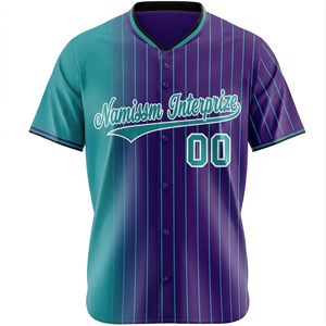 Maillot de baseball personnalisé pour jeunes, sublimation par transfert thermique, uniforme d'équipe junior, tenue de performance professionnelle, tendance du marché USA et Europe, modèle 2026 - Product Image 5