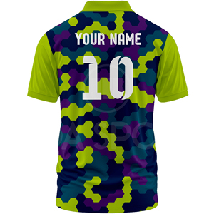 เสื้อคริกเก็ตขายดีที่สุด เสื้อแบบกำหนดเองสำหรับสโมสร ระบายอากาศได้ดี แห้งเร็ว เป็นมิตรกับสิ่งแวดล้อม โพลีเอสเตอร์ 100% พิมพ์ลายแบบซับลิเมชั่น สำหรับผู้ชาย - Product Image 3