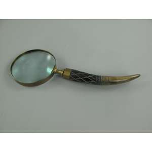Loupe antique artisanale de luxe en corne de buffle style Viking – Prix de gros - Product Image 1
