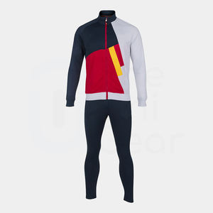 Venta al por mayor de chándales de invierno con logotipo personalizado para Mujeres Hombres de alta calidad Joggers conjunto nueva cremallera patrón sólido sudaderas con capucha ecológicas - Product Image 1