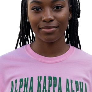 Camiseta Rosa de Manga Corta para Mujer con Estampado Gráfico de Letras Verdes, Cuello Redondo, Algodón Casual, Moda de Verano, Suave y Cómoda - Product Image 5