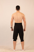 Shorts Awrah décontractés personnalisés pour hommes, style urbain, mi-cuisse, taille élastique, en toile polyester/coton écologique