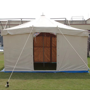100% Cotton Canvas Bell <b>Tent</b> Deluxe Central <b>Pole</b> Waterproof Camping Desert <b>Tent</b> - Product Image 1