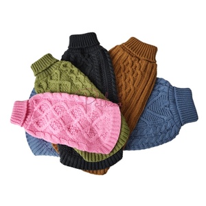 Tùy Chỉnh Dệt Kim Áo Len Sang Trọng Mềm Mại Ấm Áp Con Chó Con Quần Áo Chất Lượng Cao Màu Hồng Con Chó Cưng Mùa Đông Jumper Cho <span class=keywords><strong>Dachshund</strong></span> - Product Image 6