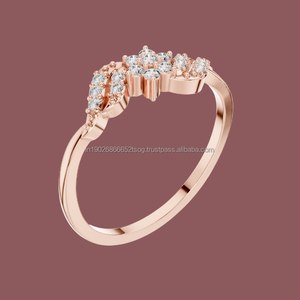 Pendientes personalizados de 10K, fabricación de plata y diamantes de laboratorio - Product Image 1