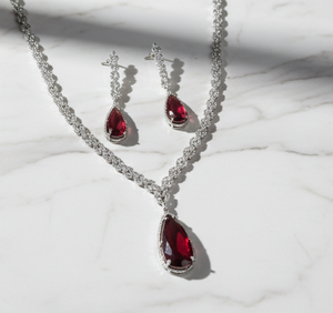 Ensemble de bijoux classiques américains en diamant pour femmes, accessoires de soirée avec finition époustouflante, disponible au prix de gros, MOQ - Product Image 3