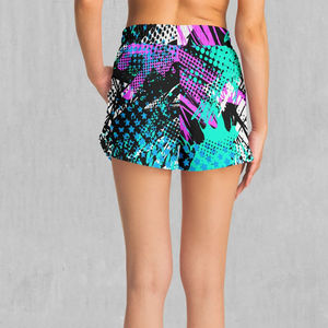 Shorts de sport décontractés pour femmes, fabriqués en usine, légers, respirants, taille mi-haute, écologiques, en coton et élasthanne, pour la course, le cyclisme, le yoga et le fitness - Product Image 2