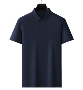 Polo de Manga Corta para Hombre, Color Marrón, Corte Regular, Cuello con Botones, Tejido Informal - Product Image 5