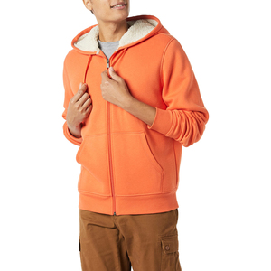<span class=keywords><strong>Felpa</strong></span> con Cappuccio <span class=keywords><strong>Rosa</strong></span> da Uomo con Zip, Vestibilità Regolare, Tinta Unita, Casual, con Tasca, per l'Autunno - Product Image 1