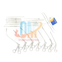 Set de Endoscopia Sinusal OldMed Instruments, 32 Piezas, Cirugía FESS, Sinuscopios Nasales Básicos ENT, Instrumentos Quirúrgicos de Grado Médico Reutilizables