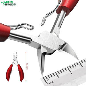 Cortauñas de Alta Calidad con Mango Rosa de ABS y Acero Inoxidable Grueso, Juego de Instrumentos Manuales - Product Image 4