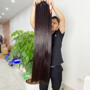 Extensiones de Cabello Remy Vietnamita 100% Natural Virgen, Trama Cruda de 100 cm, Longitud Estirada de 30 Pulgadas, Proveedor Directo de Paquetes de Cabello Humano - Product Image 4