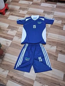 Maillot de football personnalisable pour homme avec nom/numéro, impression par transfert thermique sur le devant, 100% polyester, séchage rapide, manches courtes, été - Product Image 4