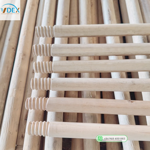 Competitive Price Silver PVC Coated <b>Plastic</b> Broom Head with Eucalyptus Wooden Handle for Home Use - Product Image 3