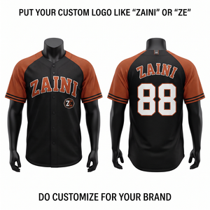 Unisex Baseball <b>Dress</b> Jersey 180 GSM Premium Polyester Interlock Peach White Pinstripe Contrast Panel Customizable Team Player - Product Image 1