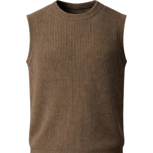 Vente Chaude en Gros – Gilet d'été moulant sans manches pour femme, col montant, en maille fine - Product Image 1