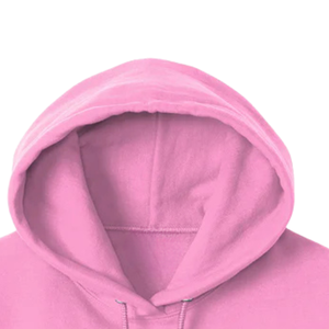 เสื้อฮู้ดปักลายตัวอักษรกรีก 3 ตัว สีชมพู เนื้อผ้าหนานุ่ม ผสมผ้าฝ้ายและผ้าฟลีซ สวมใส่สบาย เหมาะสำหรับทุกเพศทุกวัย ใส่ได้ในฤดูหนาว - Product Image 5