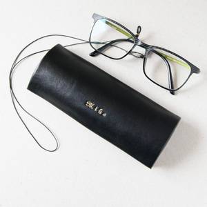 Distressed Leather <b>Sunglasses</b> <b>Case</b> Vintage Style Eyewear Protector Genuine Leather Wholesale Pouch LGC-0032 - Product Image 6