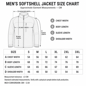 Veste Softshell Homme Personnalisée Coupe-Vent Résistante à l'Eau en Polyester OEM avec Col Montant Zippé et Poche Poitrine pour Vêtements de Travail Extérieurs – Fabricant - Product Image 6