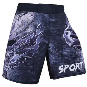 Nouveaux shorts de kickboxing pour adultes, vêtements de fitness pour hommes, logo personnalisé imprimé, shorts MMA de haute qualité pour adultes, shorts d'entraînement de grappling. - Product Image 3
