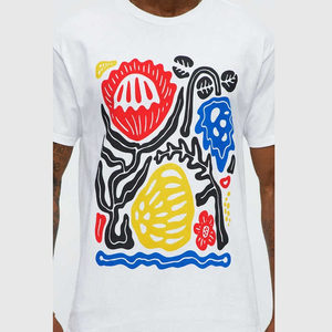 เสื้อยืดคอตตอนแท้พิมพ์ลายกราฟิกขนาดใหญ่ สไตล์สตรีท สโลแกนสตรีทแวร์ แขนสั้น คอกลม ลำลอง สำหรับผู้ชายและผู้หญิง ขายส่ง - Product Image 3