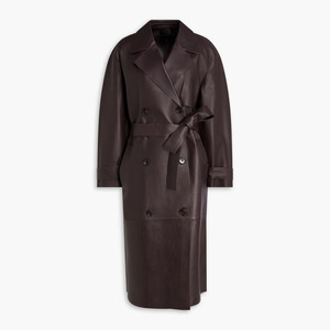 <b>Women's</b> Large Size Genuine Leather <b>Coat</b> Sheepskin Lace-Up Trench Jacket Waterproof Long Leather <b>Coats</b> <b>For</b> Winter & <b>Spring</b> - Product Image 6