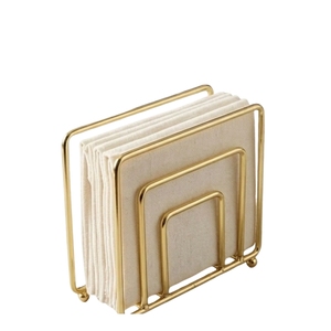Modern <b>Black</b> Metal Wire Napkin Holder <b>Paper</b> <b>Tissue</b> Dispenser Stand Tabletop Decorative Napkin Rack for Kitchen Restaurant Hotel - Product Image 4