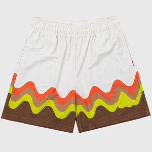 Pantalones Cortos Deportivos de Gimnasio para Hombre, Estilo Urbano, Personalizados, de Poliéster y Elastano, Cómodos, Tejido de Lana, para Correr - Product Image 4