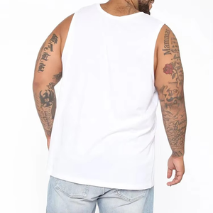 Camiseta sin mangas para hombre, talla grande, para verano, transpirable, ecológica, de secado rápido, ligera, para actividades al aire libre. - Product Image 2