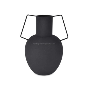 Lait peut en forme de fer fleur Vase métal maison jardin Vase décoratif pour extérieur table plancher salon pour les fêtes de vacances - Product Image 1