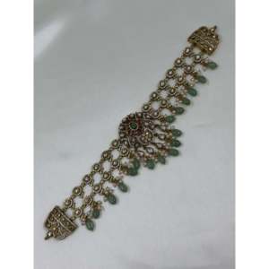 Indian Ethnic Alicia Victorian Traditional Choker Necklace-Imitation Fine Jewelry Set - Product Image 5