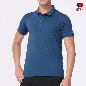 เสื้อโปโลดีไซน์สั่งทำพิเศษสำหรับผู้ชาย ยี่ห้อ Ryan Pro Gear พร้อมโลโก้สั่งทำ ออกแบบ ODM เสื้อผ้าลำลอง - Product Image 6