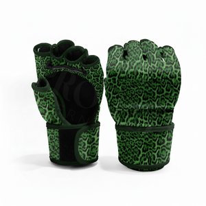 Gants de combat MMA à demi-doigts, dernière conception, pour entraînement, grappling, respirants, protection contre les chocs, fitness, gym, en cuir véritable - Product Image 6