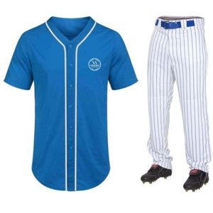Ensemble de maillots de baseball personnalisés pour équipe, vêtements de sport respirants, pantalons de baseball pour hommes, jeunes joueurs, entraînement et matchs - Product Image 1