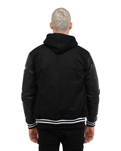 Custom Men Winter Letterman <b>Jacket</b> with Stand Collar Quick Dry & Windproof <b>Slim</b> <b>Fit</b> Outdoor Wear - Product Image 5