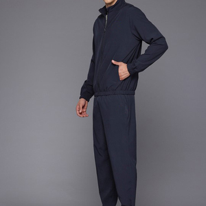 Professional <b>Mens</b> Training Suit Acid Wash 100% Cotton Customizable Flexible <b>Long</b> <b>Sleeve</b> <b>Top</b> Tapered Bottoms Gym Workout Apparel - Product Image 2