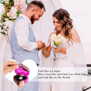 Luxury <b>Ring</b> <b>Box</b>, Personalized Wooden <b>Ring</b> <b>Box</b>,Engagement <b>ring</b> <b>box</b>, Double Slotted Jewelry <b>Box</b>, Wedding, <b>Proposal</b>, Birthday and - Product Image 2