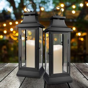 Farol Decorativo Moderno de Metal para Velas, Ideal para Hogar, Jardín, Patio, Restaurante, Hotel, Bodas y Eventos, Decoración Luminosa al por Mayor - Product Image 4