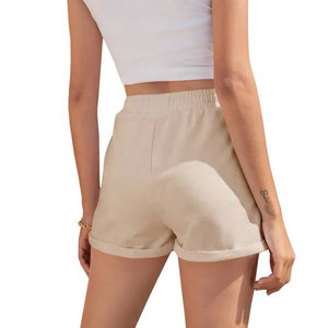 Shorts de sport taille haute pour femmes, sexy, pour la course et le yoga, en promotion, fabriqués au Pakistan, service OEM, élégants - Product Image 2