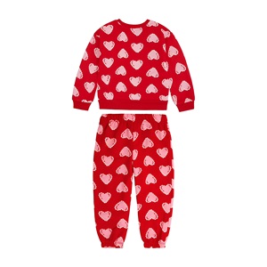 Ensemble de survêtement en molleton biologique personnalisé avec haut et pantalon 2 pièces pour bébé, en coton biologique - Product Image 2