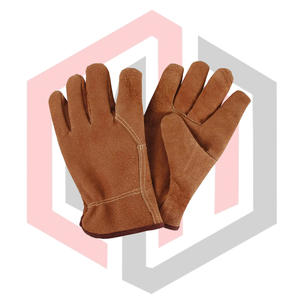 Guantes de Trabajo de Cuero Vacuno, de Uso General, para Soldadura, Jardinería, Bomberos, Resistentes al Calor, Antideslizantes, Sin Silicona - Product Image 1