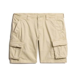 <b>Lightweight</b> Workout <b>shorts</b> Beige <b>Cargo</b> <b>Shorts</b> Mid Waist Button Fly Cotton Casual Bermuda Style With Multiple Pockets - Product Image 5
