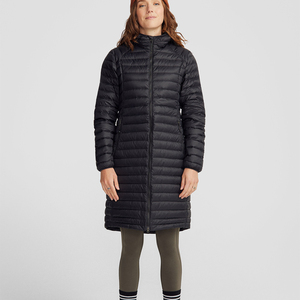 Custom Logo Puffer <b>Jacket</b> <b>Winter</b> Women's Outdoor Bubble Padded Coat Casual Windproof Waterproof Warm Thick <b>Long</b> Down <b>Jackets</b> - Product Image 4