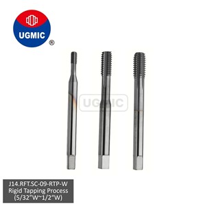 J14.RFT.SC-09-R.T.P-5/32" 3/16" 1/4" 5/16" 3/8" 7/16" 1/2"-Filetage UNEF - Canne à fileter à rainures - Tarières en carbure monobloc - Queue de tarière JIS - Product Image 1