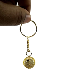 Llavero de cristal de alta calidad con piedra lunar arcoíris y zafiro envuelto en alambre, llavero de piedra natural, regalos para mujeres. - Product Image 1