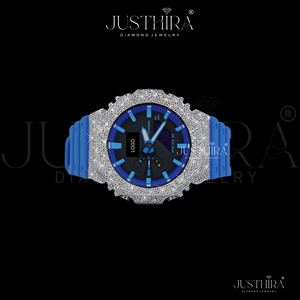 Reloj G-Shock de Lujo con Bisel de Diamantes Grandes de Dos Tonos y Moissanita VVS Premium de Última Generación, Cuarzo de Alta Calidad, Otros Relojes de Moda - Product Image 2