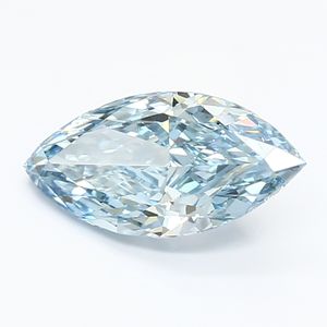 Marquise 1.83ct Azul Intenso VVS2 con Certificado IGI - Product Image 1