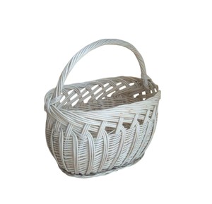 Natural Handcrafted Rattan <b>Basket</b> Vintage Storage Organizer Wicker <b>Flower</b> <b>Basket</b> Portable Gift <b>Basket</b> <b>for</b> Wholesale - Product Image 1