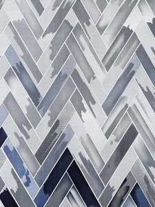 Rideaux pour fenêtres et portes - Panneau géométrique de 5 pieds à œillets en polyester, 2 pièces, occultant, réduction du bruit, gris - Product Image 6